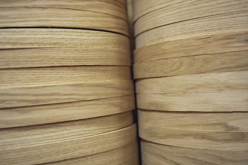 orlas de folha de madeira